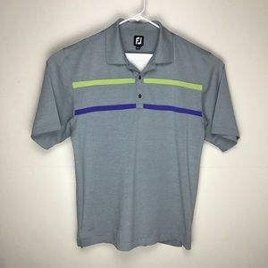 FJ FootJoy mens short sleeve golf polo shirt XL